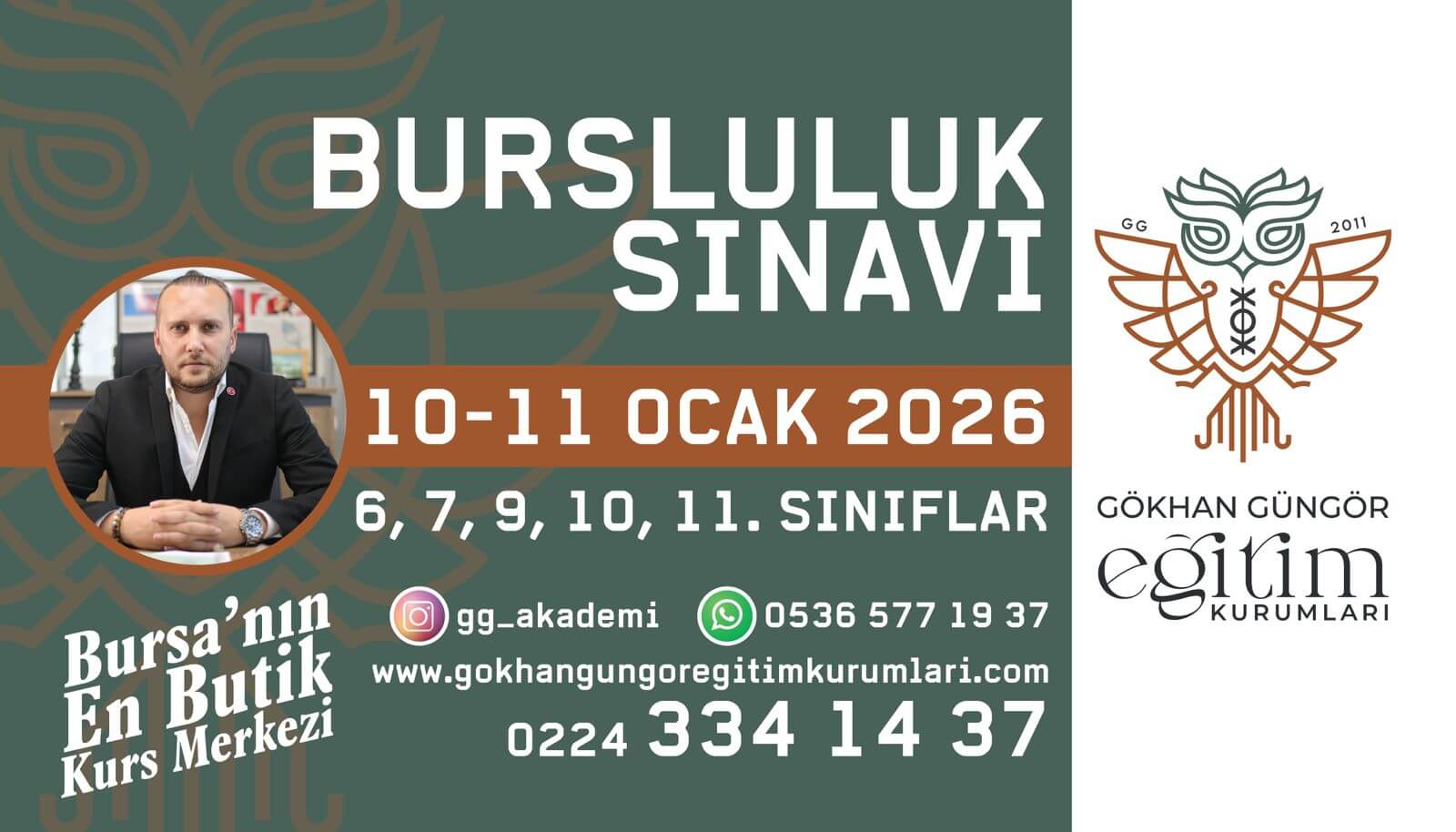 Kayıt Kabul ve Bursluluk Sınavı